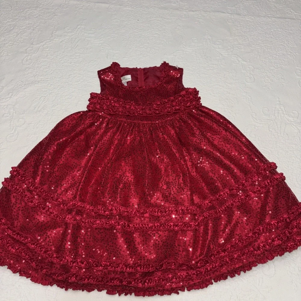AMERICAN PRINCESS Red SEQUINS PARTY DRESS GIRLS SIZE 2TSpecial Occasion/Holiday